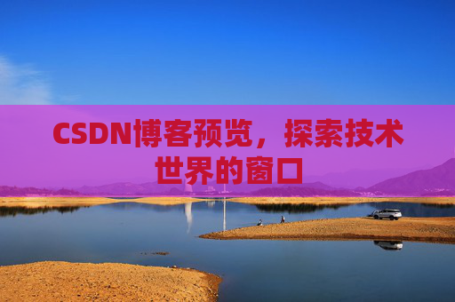 CSDN博客预览，探索技术世界的窗口